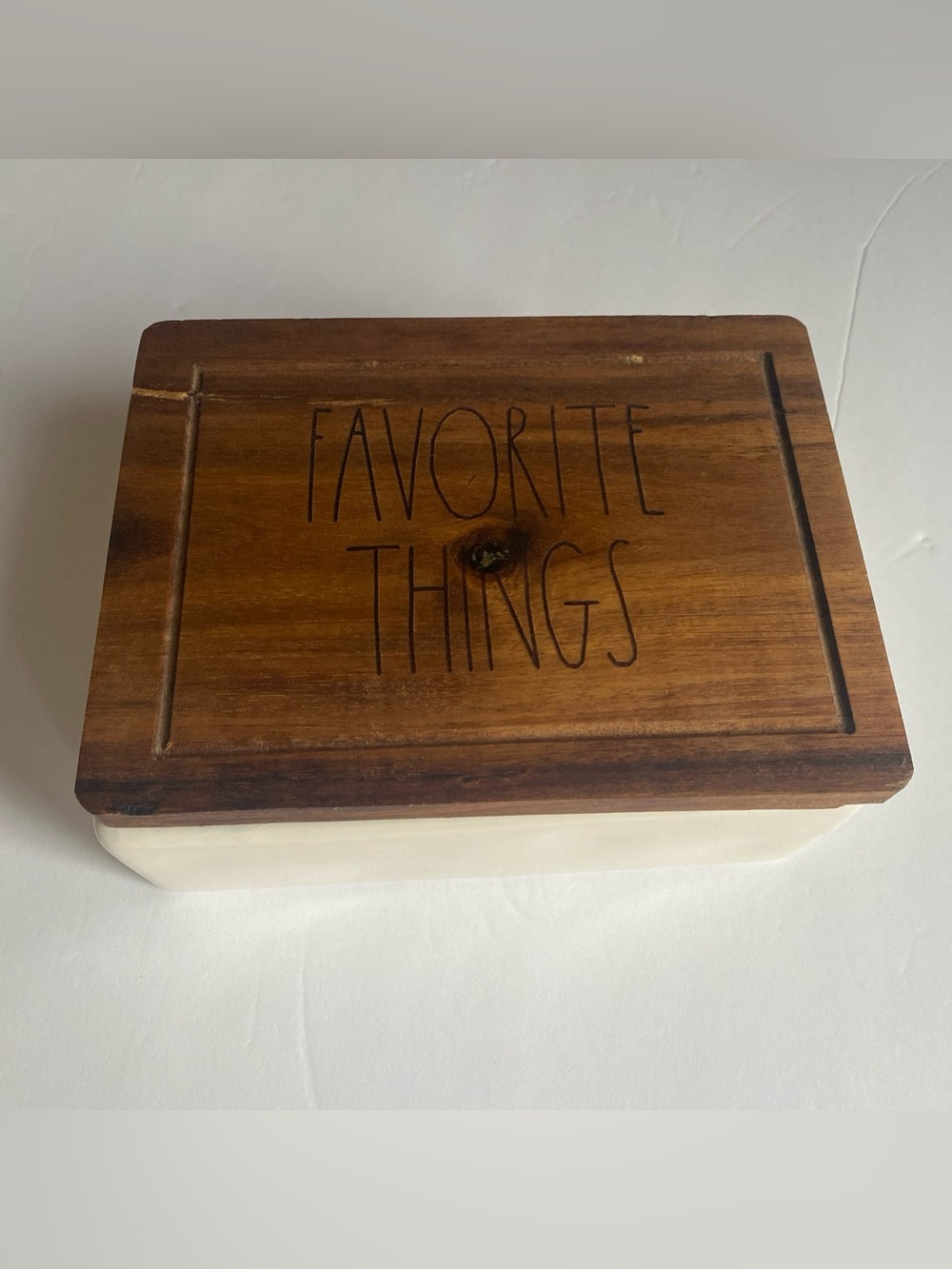 Rae Dunn “Favorite Things” Jewelry Box Ceramic